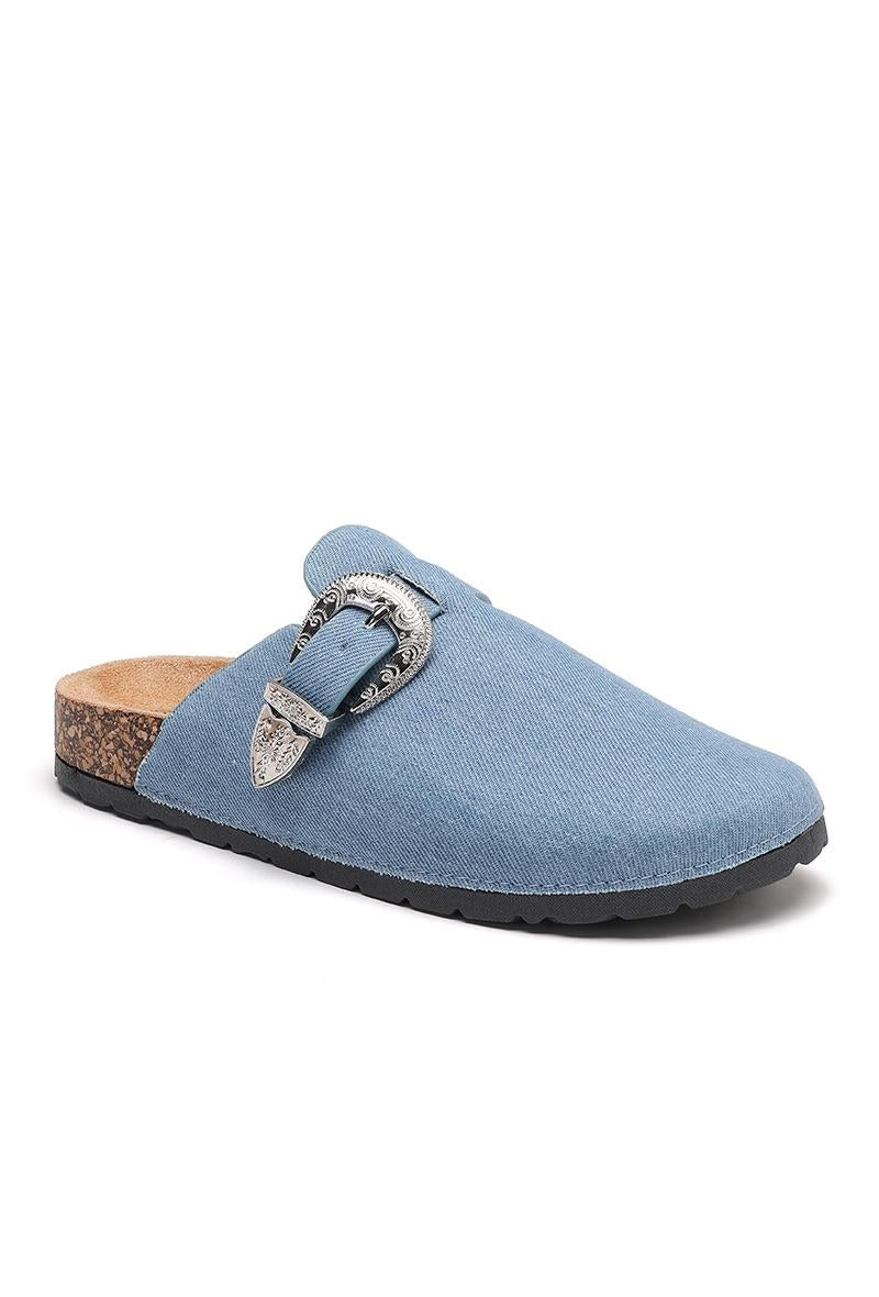 Mules Joia Shoes · W-126 Azul Denim — Azul denim