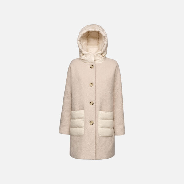 Geox Calithe para Mujer - Abrigo Largo Moonbeam - Imagen 5