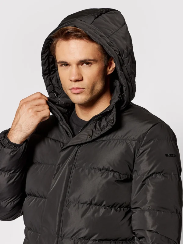 Geox Hilstone para Hombre - Chaqueta Plumífero Regular Fit Negro - Imagen 5