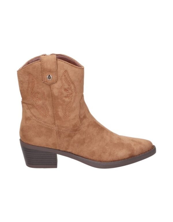 Botín Cowboy de Antelina para Mujer de XTI – Estilo y Comodidad en Color Camel