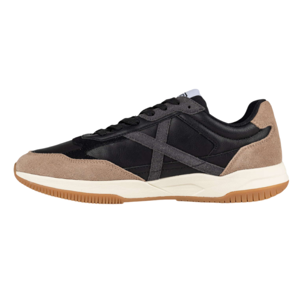Zapatillas Munich Lyra para Hombre – Negro, Marrón y Beige - Imagen 4