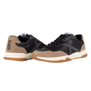 Zapatillas Munich Lyra para Hombre – Negro, Marrón y Beige