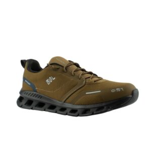 Zapatillas de Running John Smith Ridwan 24i para Hombre – Rendimiento Ligero y Resistencia en Marrón Kaki