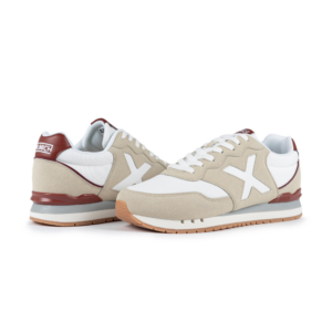 Zapatillas Munich Dash 252 Beige Rojo - Estilo y Comodidad para tu Día a Día