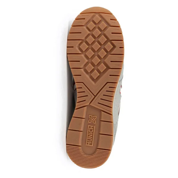 Zapatillas Munich Dash Premium 256 Hombre - Blanco, Gris y Rojo - Imagen 3