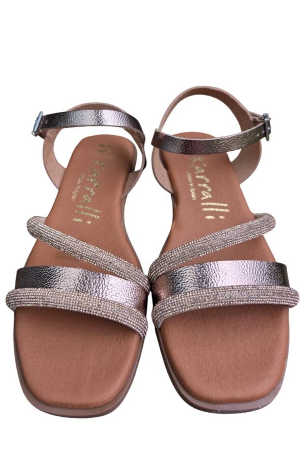Sandalias Karralli 5591 Duna Cava Combi - Elegancia Artesanal Española - Imagen 4